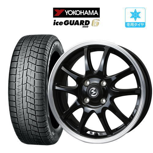 スタッドレスタイヤ 4本セット BADX エスホールド S-5V YOKOHAMA アイスガード IG60 165/65R15 タフト_画像1