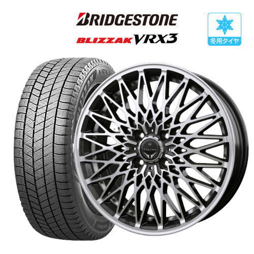 スタッドレスタイヤ 4本セット BADX ロクサーニ パヴォーネ BRIDGESTONE ブリザック VRX3 165/65R15 タフト_画像1