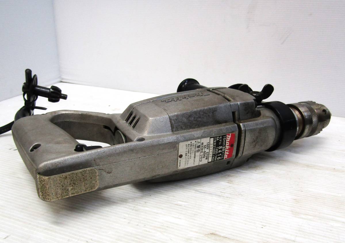 ★中古 マキタ 100V 16mm 震動ドリル 8416 makita★k4_画像4