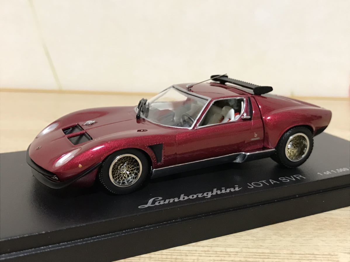 送料無料　1/43 京商 ジール ランボルギーニ イオタ SVR ミニカー　KYOSHO Zi:l LAMBORGHINI JOTA