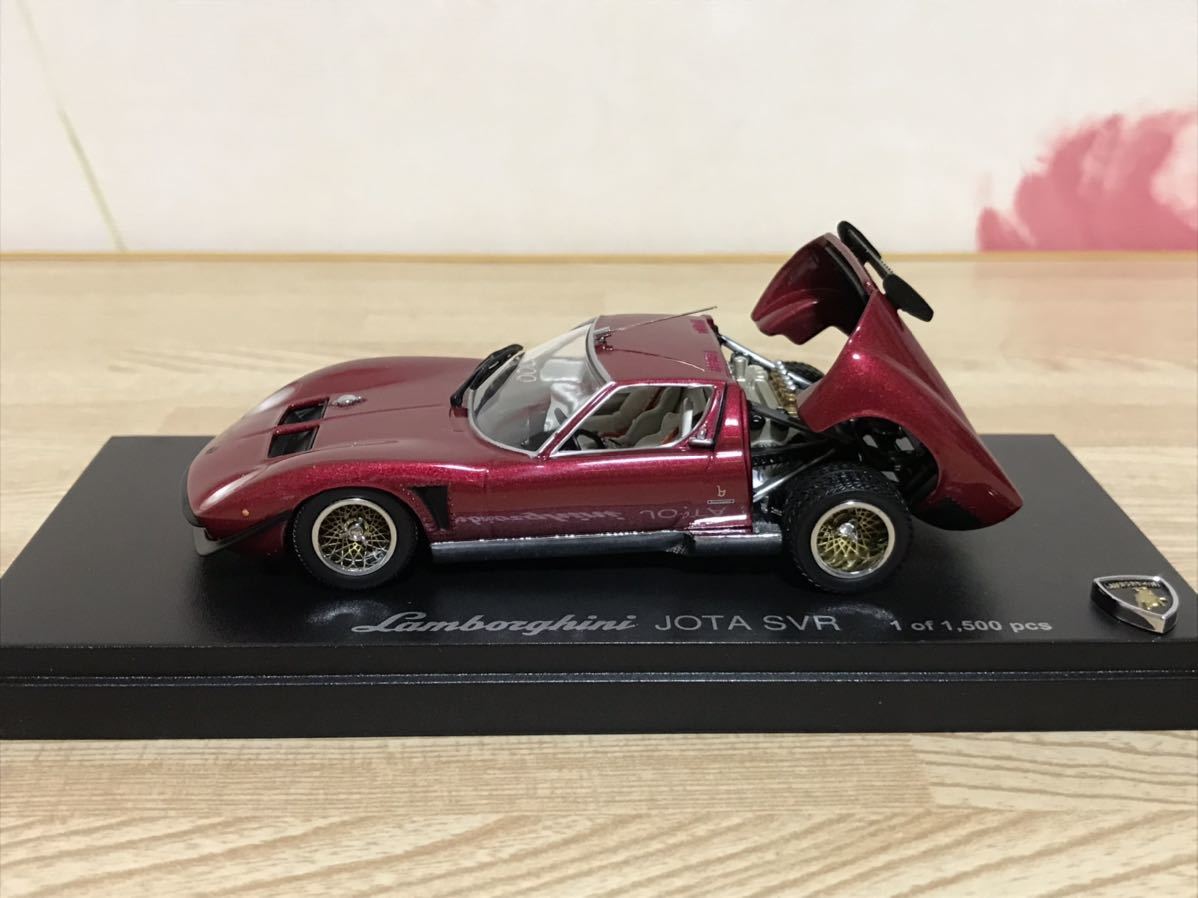 送料無料　1/43 京商 ジール ランボルギーニ イオタ SVR ミニカー　KYOSHO Zi:l LAMBORGHINI JOTA