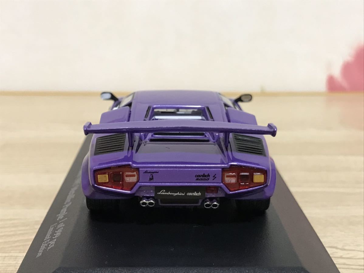 送料無料　1/43 ixo zi-l ランボルギーニ カウンタック LP500S メタリックパープル ミニカー　イクソ ジール LAMBORGHINI COUNTACH