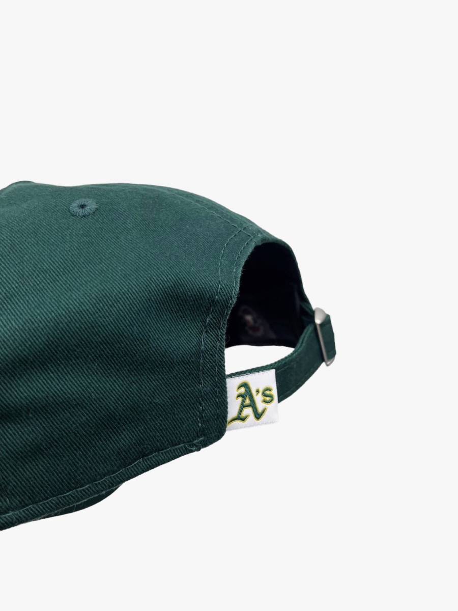 ニューエラ キャップ 帽子 9TWENTY 920 コットン素材 柔らか アスレチックス グリーン 野球チーム MLB ロゴ NEWERA 9TWENTY 新品_画像3
