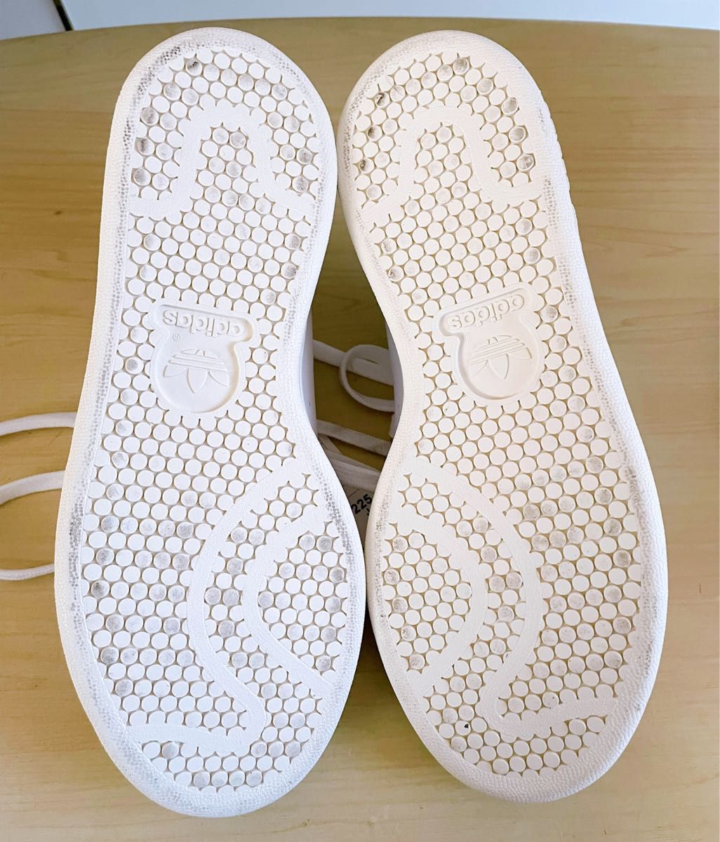 新品タグ付、ADIDAS アディダス スタンスミスミュール 白緑