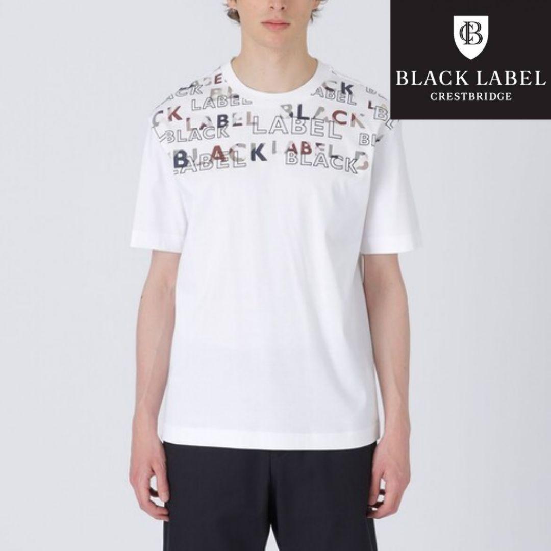 【新品未使用】ブラックレーベルクレストブリッジ ロゴグラフィック半袖Tシャツ M