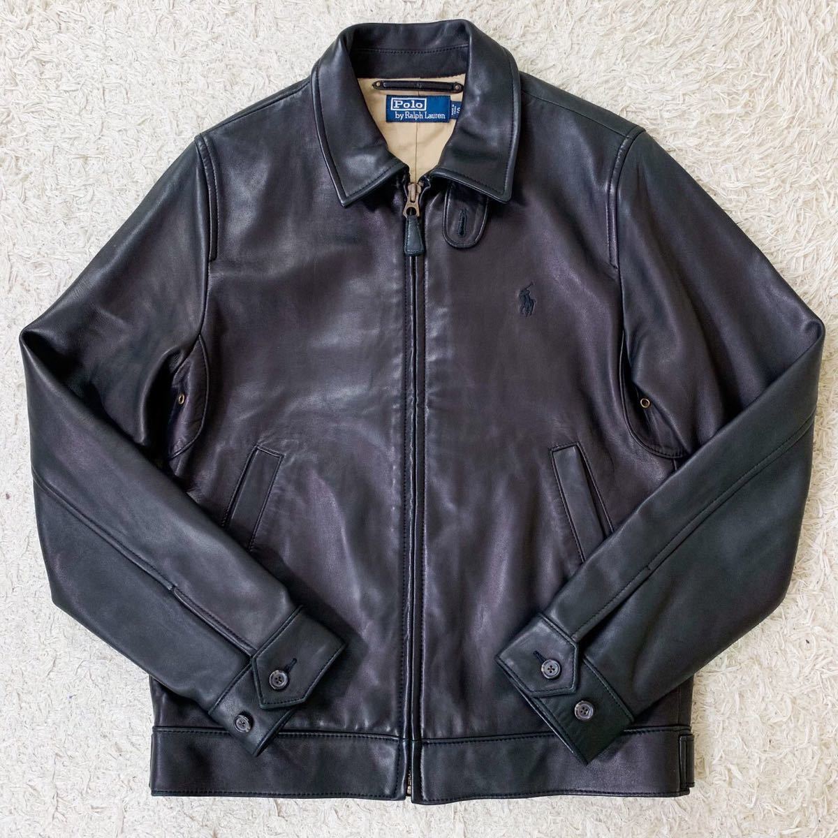 極美品 ポロラルフローレン 【極上品質】 POLO RALPH LAUREN レザー
