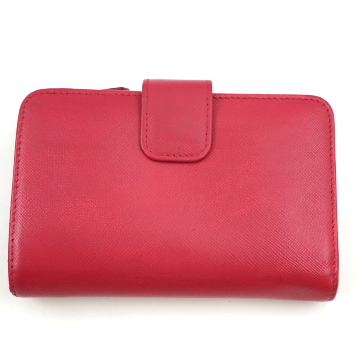 美品】PRADA プラダ 箱 保証書有 サフィアーノ L字 サフィアーノ 美品】PRADA プラダ 箱 保証書有 サフィアーノ L字 サフィアーノ