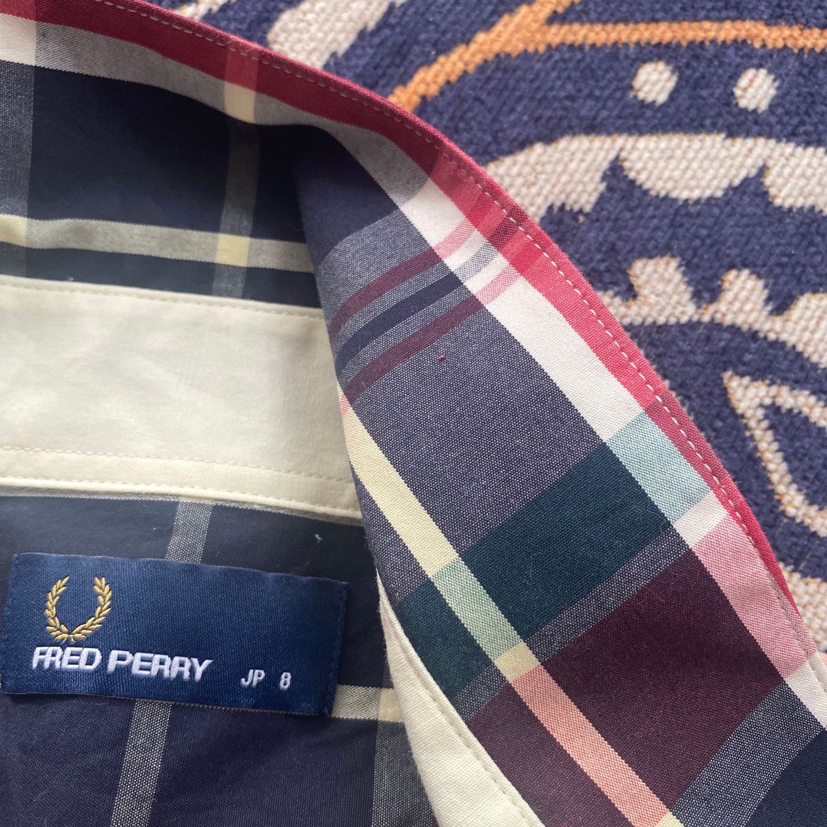 FRED PERRY フレッドペリー タータンチェックシャツワンピース