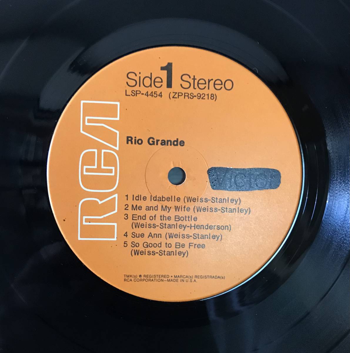 Rio Grande レコード　USオリジナル盤　カントリーロック　フォークロック　_画像3