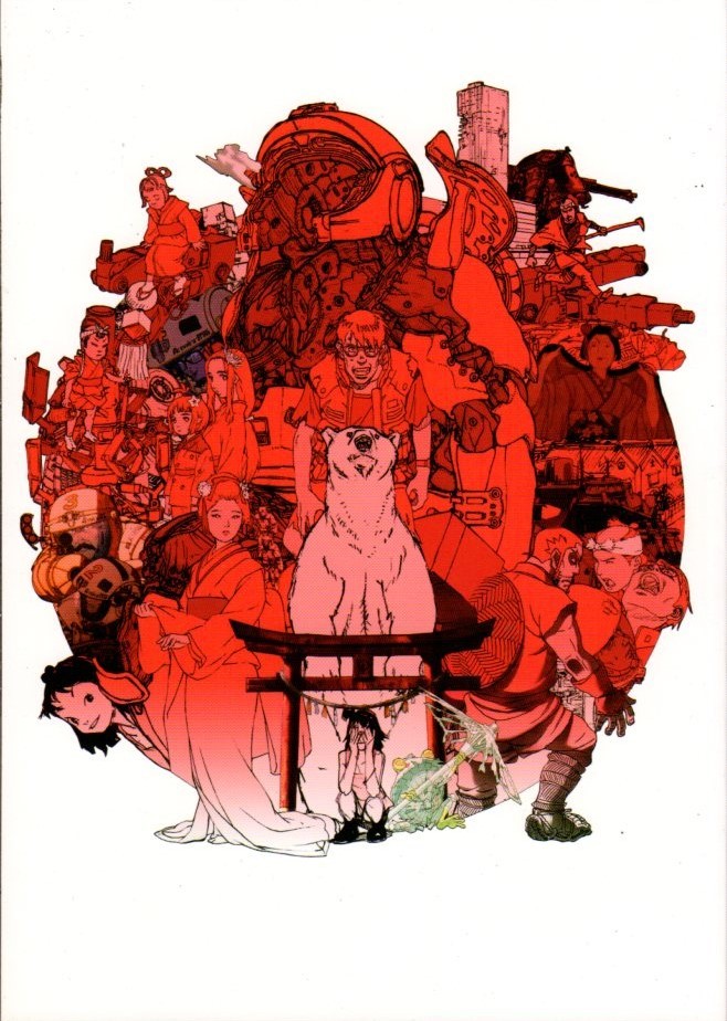 B５判　映畫パンフレット　「SHORT PEACE」　大友克洋　森田修平　安藤裕章　カトキハジメ　森本晃司　春名風(fēng)花　2003年