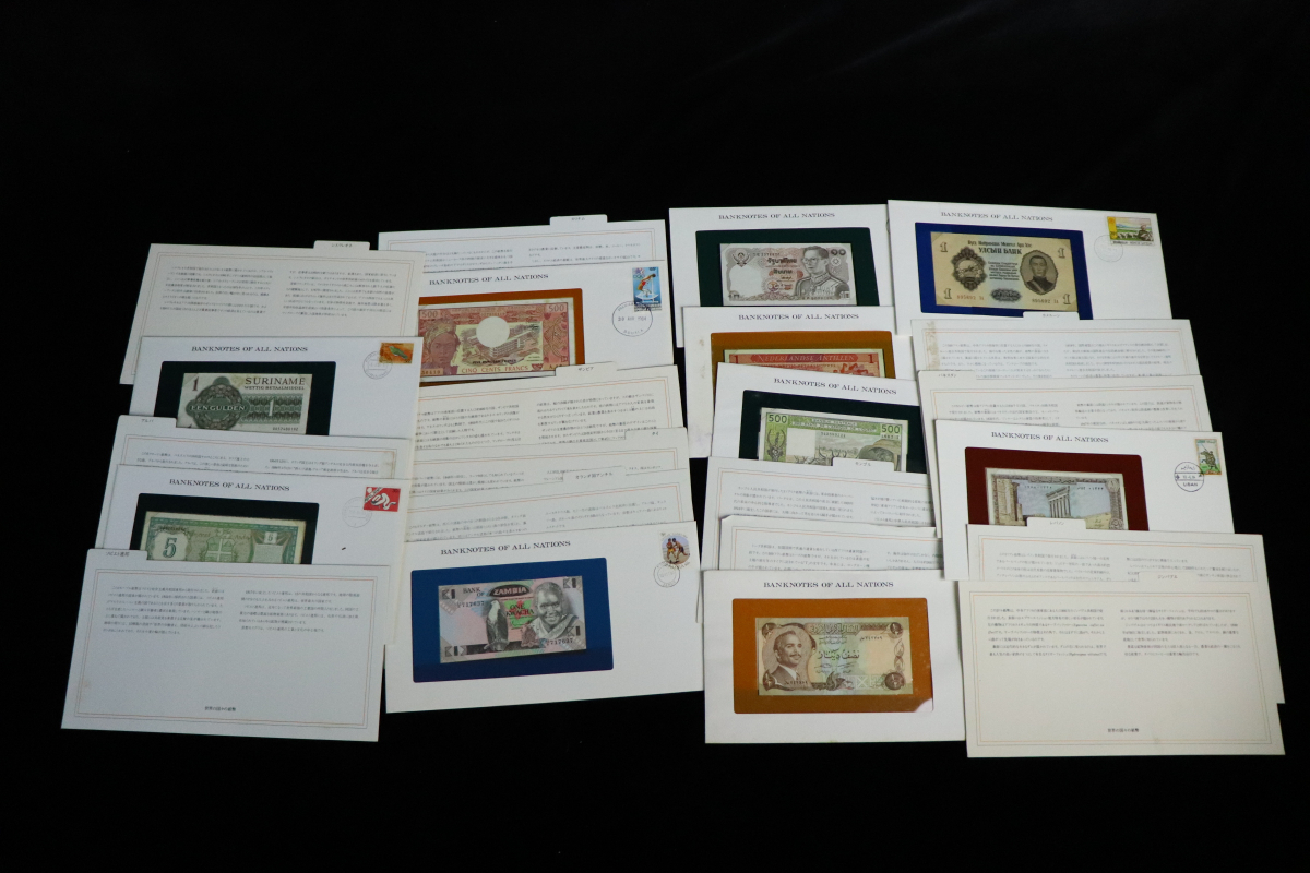 大量】BANK NOTES OF ALL NATIONS 世界の国々の紙幣 FRANKLIN MINT