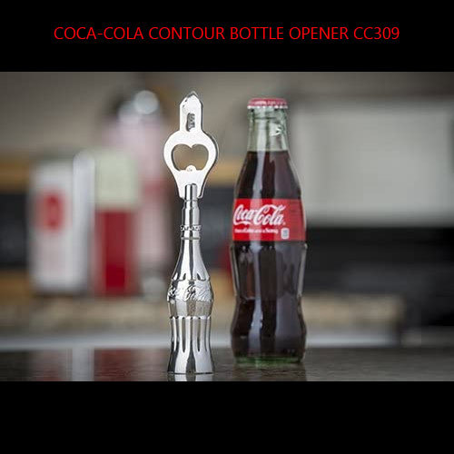 栓抜き コカ・コーラ コンツァーボトル型 オープナー Coca-Cola CC309 高さ19.5×幅3.8×奥行3.3cm メタ_画像6