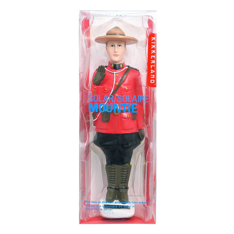 置物 KIKKERLAND SOLLAR MOUNTIE ソーラー マウンティ カナダ 警察 オブジェ RCMP おもちゃ インテ_画像6