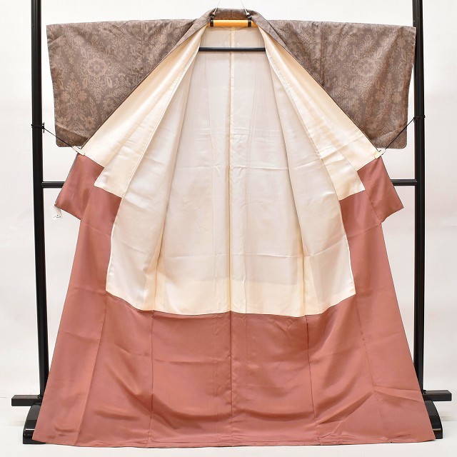 大島紬 正絹 リサイクル着物 未使用品 仕立て上がり 一元式 ss0674b 着物ひととき_画像3