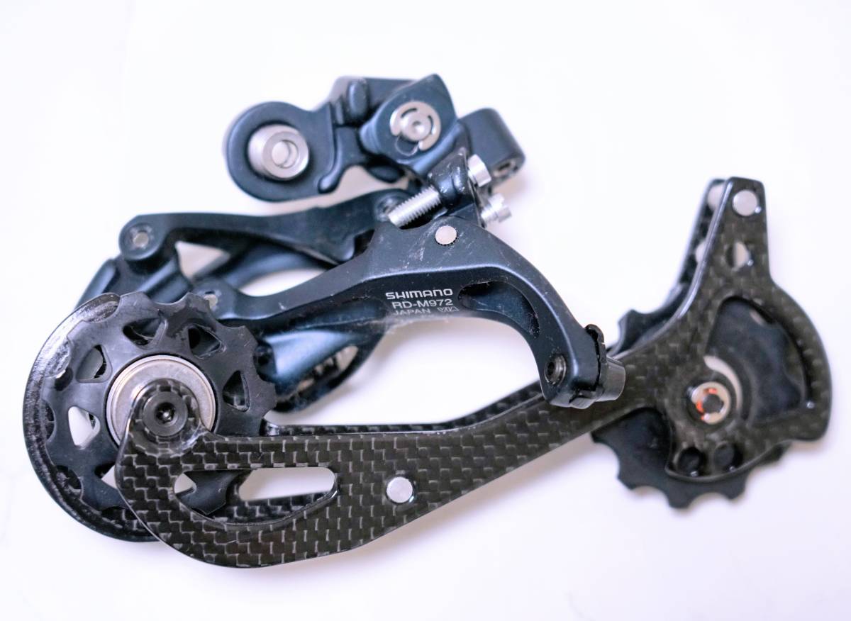 SHIMANO RD-M972 リアディレイラー XTR カーボンケージ SHIMANO RD-M972 リアディレイラー XTR カーボンケージ SHIMANO
