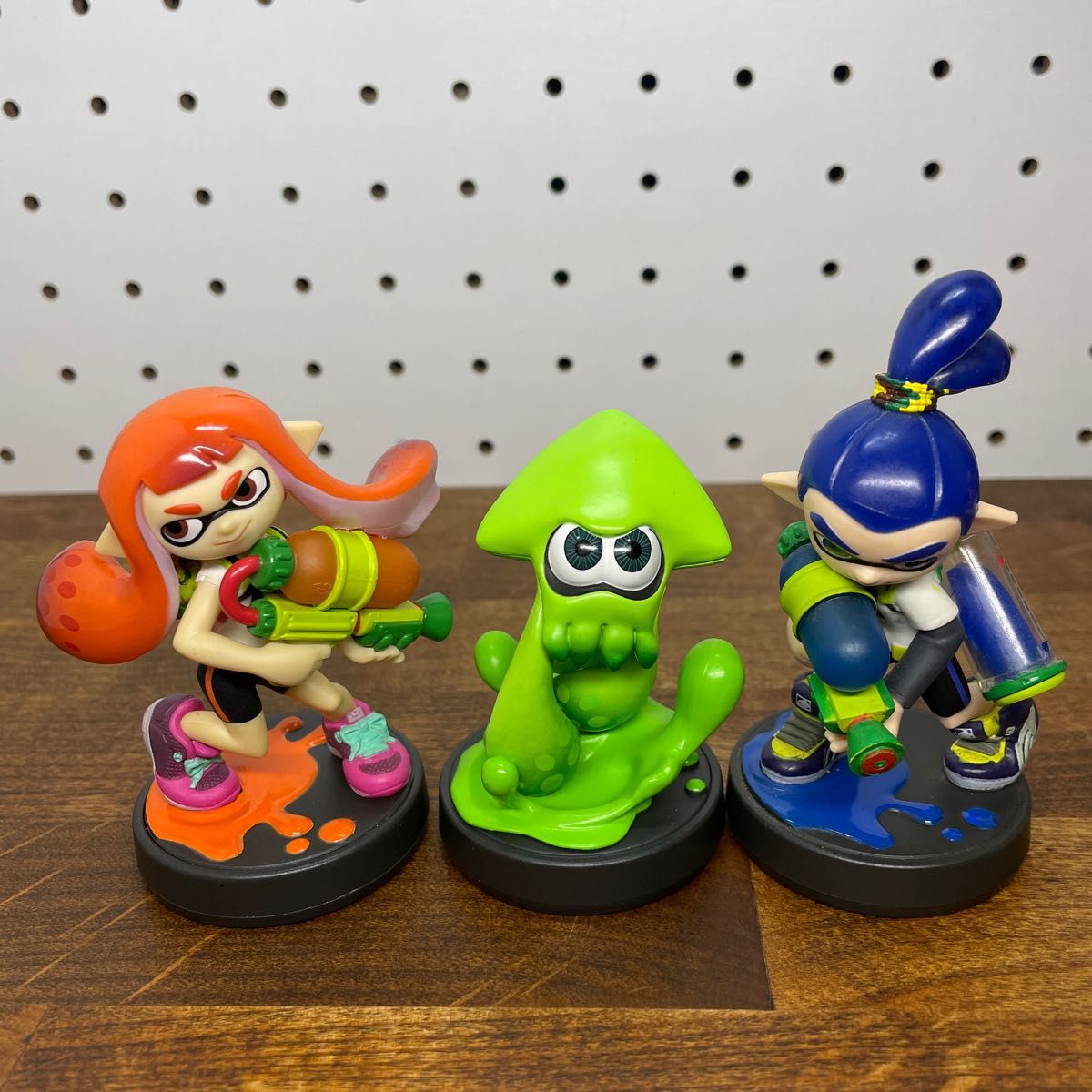 スプラトゥーン amiibo アミーボ ガール オレンジ ボーイ ブルー イカ グリーン