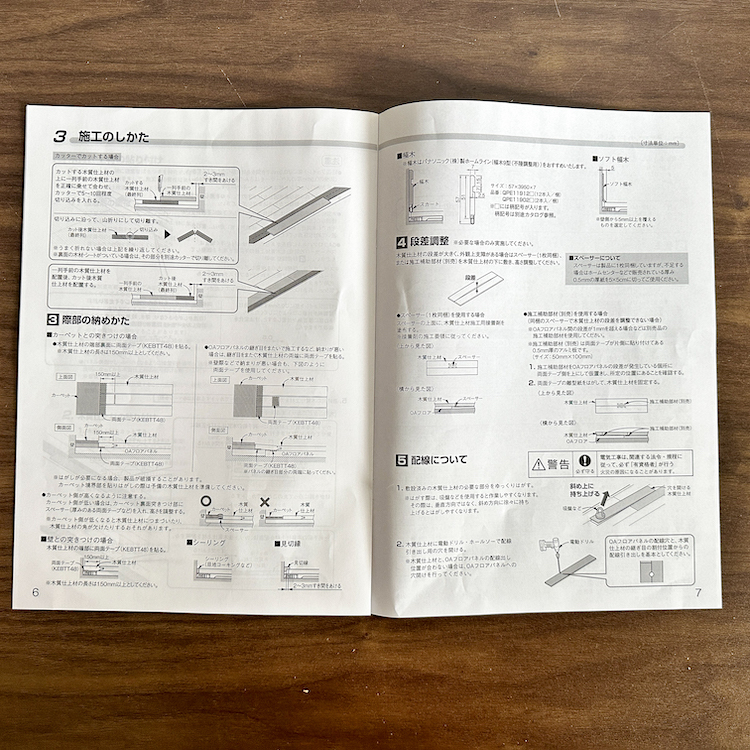 【店頭引取り特価】＜Panasonic＞フローリング・バーチ色（型番：MT6ANC）【未使用アウトレット品】_画像5