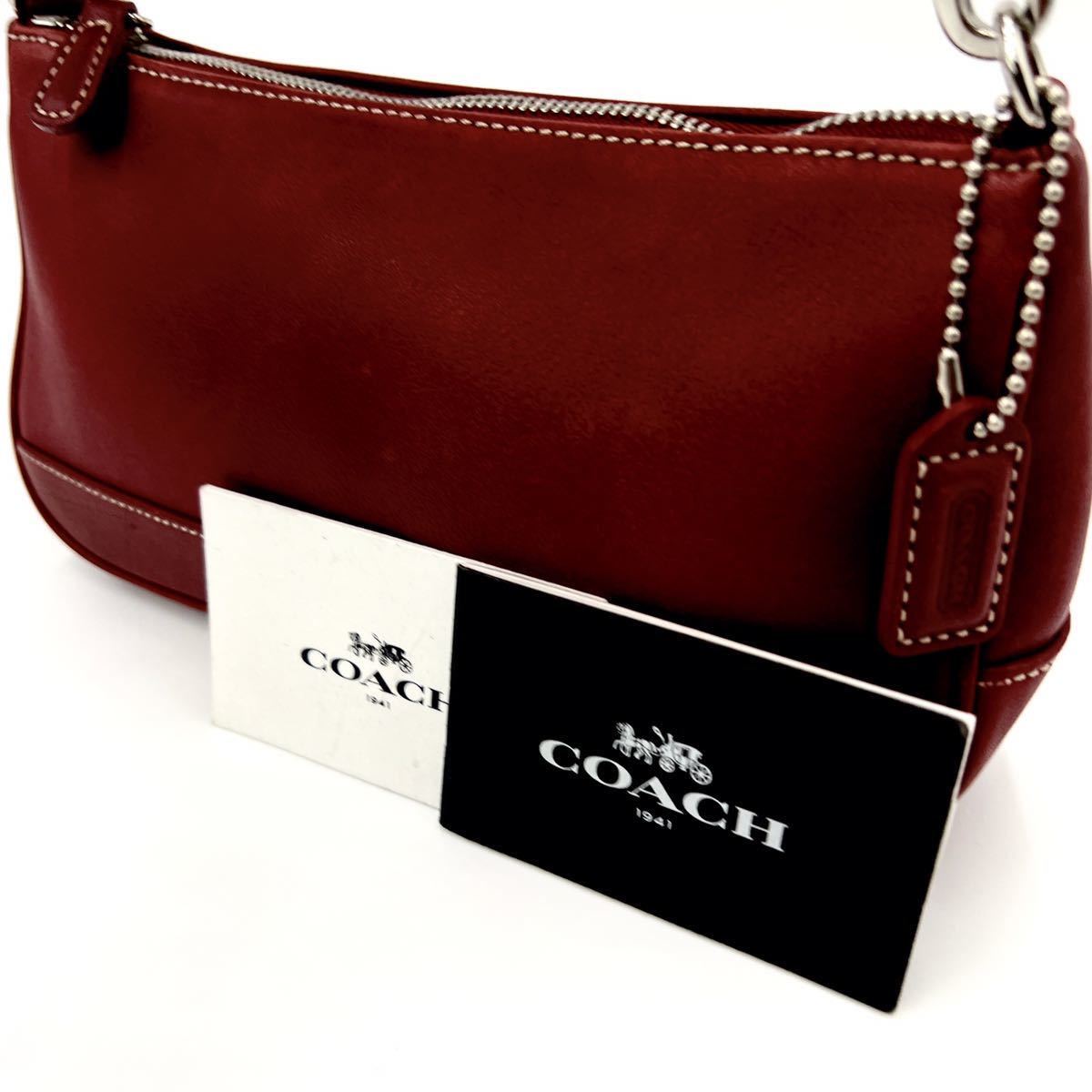 1円 【美品・定価8万】COACH コーチ ショルダーバッグ アクセサリー