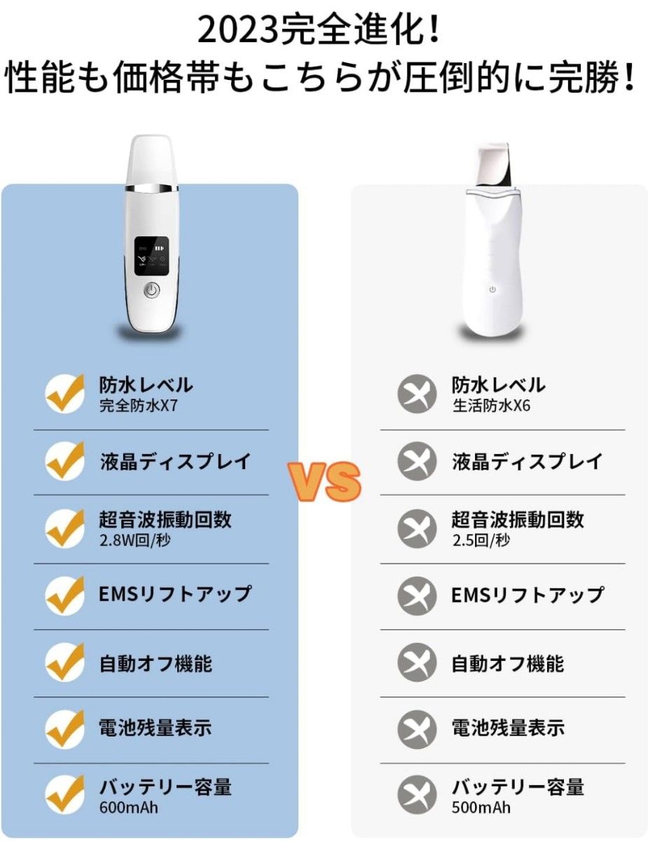 ウォーターピーリング 美顔器 ems 超音波ピーリング イオン導出 完全防水 美顔器 超音波ピーリング 超音波美顔器 毛穴洗浄