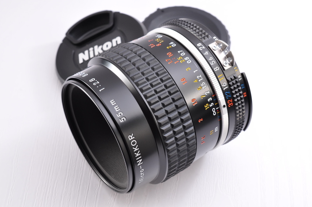 ニコン Nikon AIS マイクロ 55mm F2.8 MFレンズ-