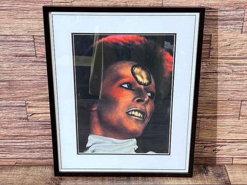 送無 新品未使用 David Bowie デヴィッドボウイ 1973 Art Picture アート ピクチャー 額装 MICK ROCK グラムロック インテリア レジェンド_画像3