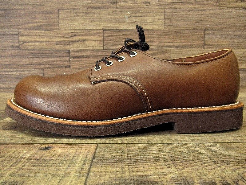  free postage new goods dead USA made RED WING Red Wing 8058 16 year made Foreman oxford amber Harness leather shoes 27.5cm ①