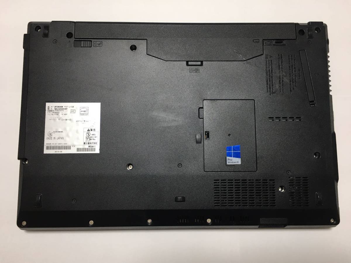 Z17 FUJITSU 15.6インチ LIFEBOOK MA553/GX win11 intel CPU 8GB SSD256GB DVD テンキー_画像2