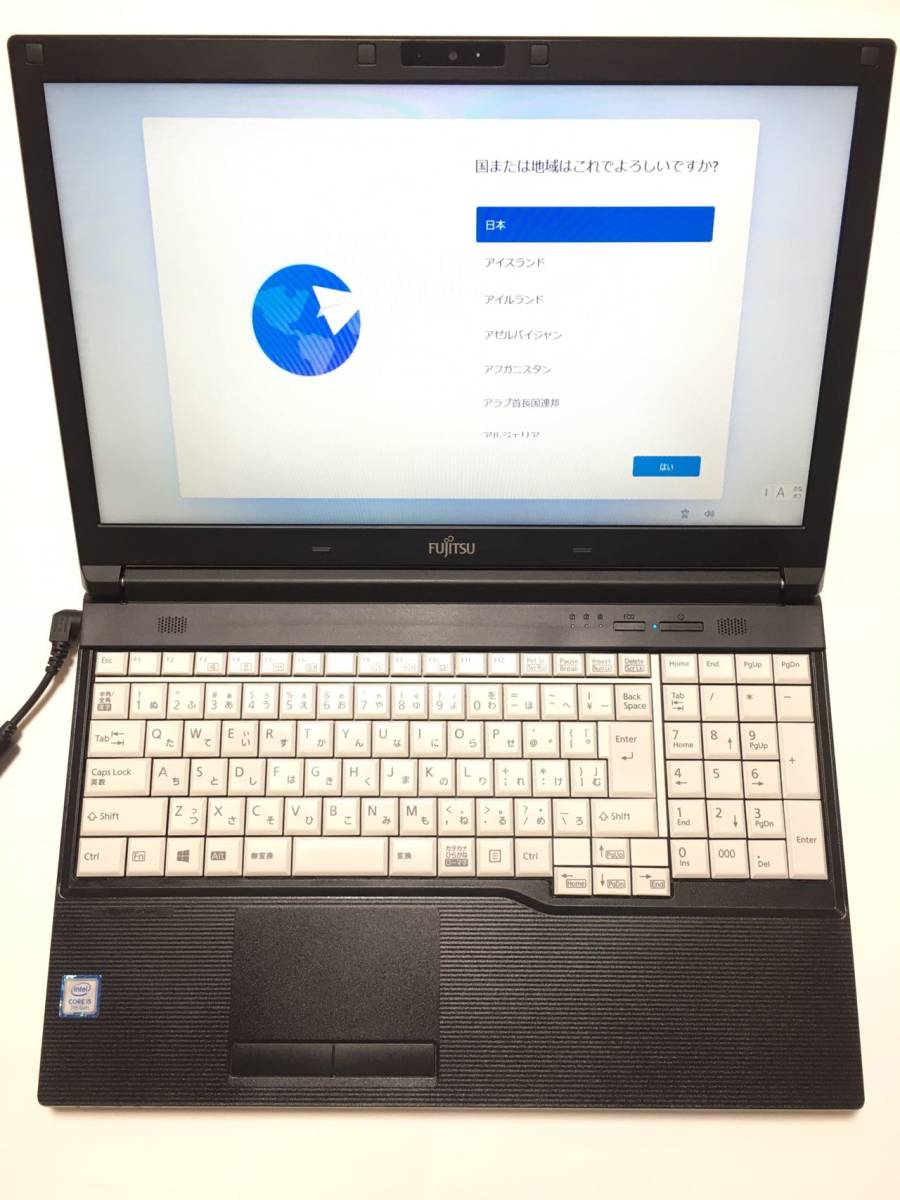 Z31 FUJITSU LIFEBOOK A577/S officeインストロール済 win11 15.6インチ i5-7300U 8GB 新品SSD256GB DVD カメラ WIFI_画像1