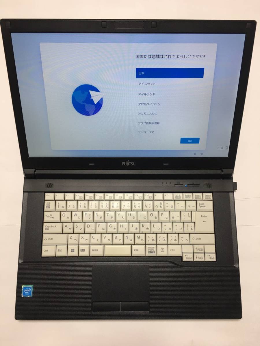 Z69 FUJITSU ビジネスノート A576/N マイクロoffice win11 15.6インチ celeron 3855U SSD DVD WIFI