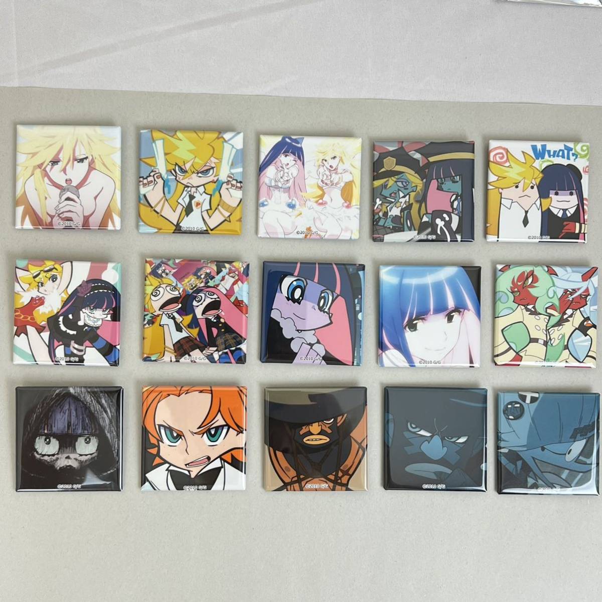 Panty & Stocking with Garterbelt スクエア缶バッジ vol2 全15 Panty & Stocking with Garterbelt スクエア缶バッジ vol2 全15
