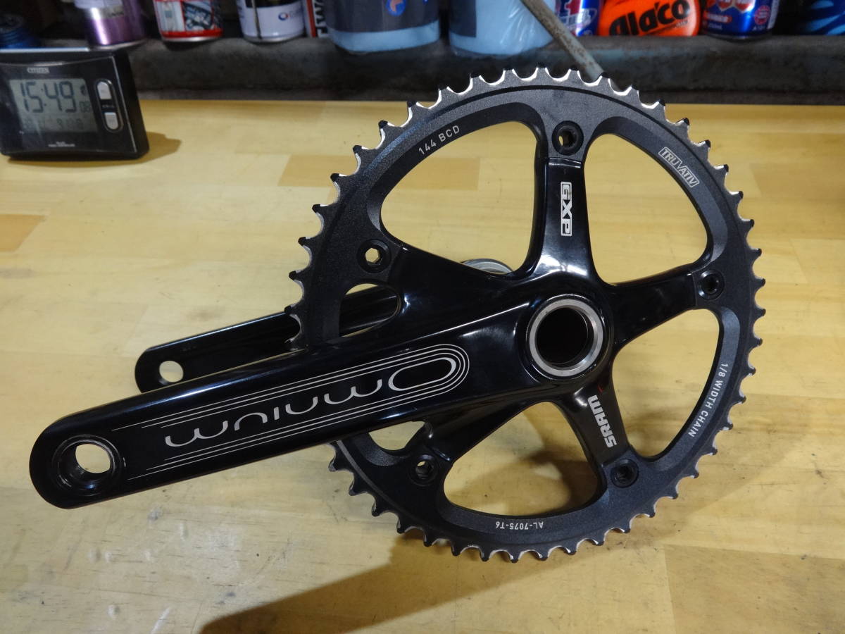 最安値級価格 SRAM OMNIUM ピスト 165 チェーンリング BB クランク