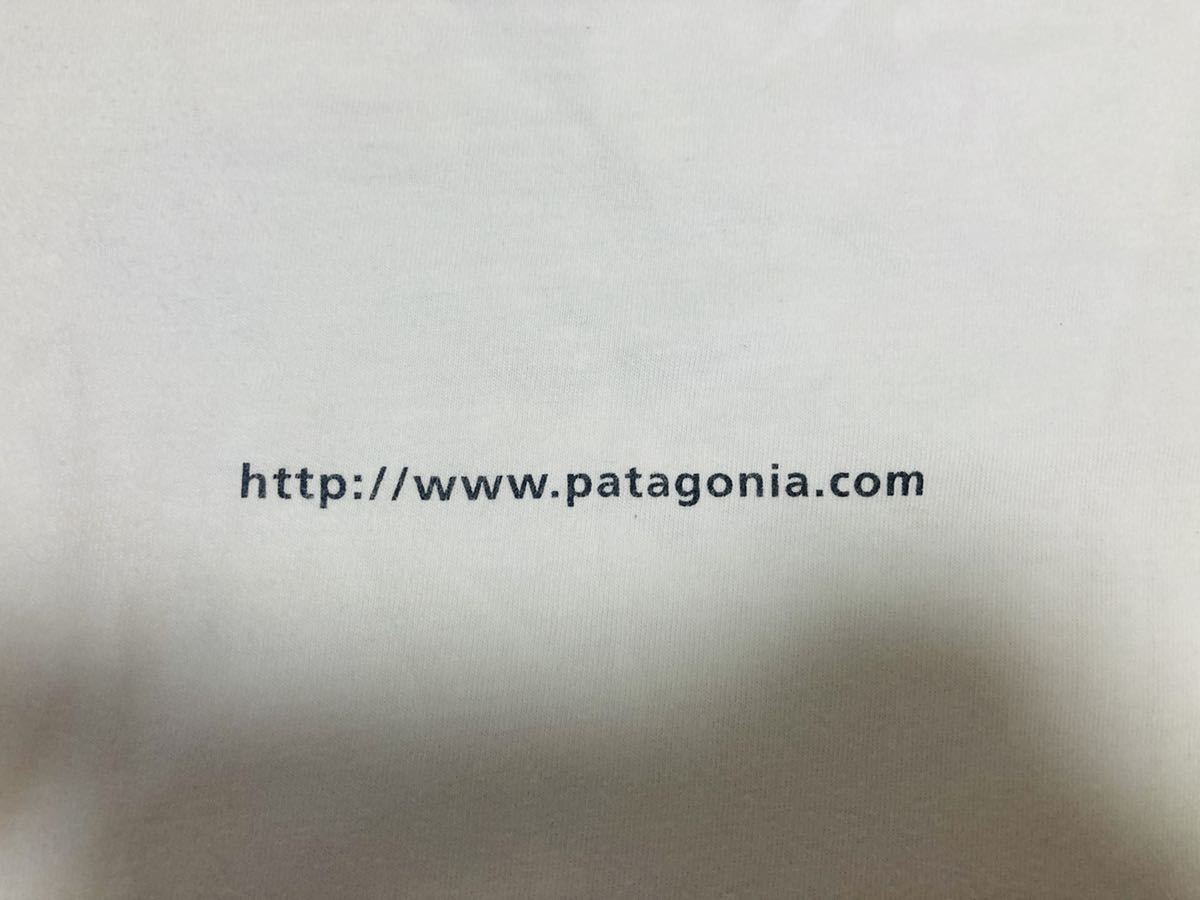 patagonia パタゴニア　p6 デカロゴ　半袖Tシャツ サイト開設記念tシャツ 白　Ｌサイズ　厚手　ヴィンテージ_画像3