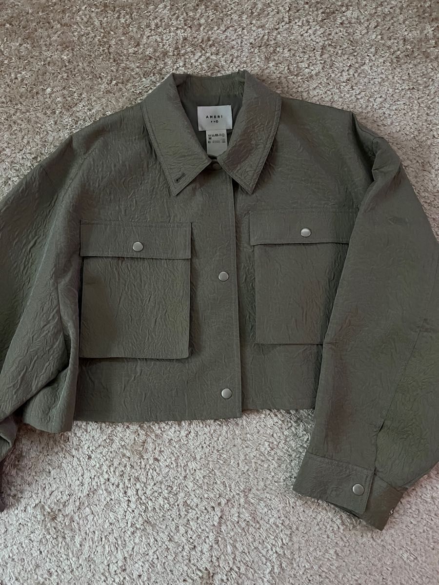 EMBOSS SHORT ARMY LIKE JACKET ameri vintage アメリヴィンテージ