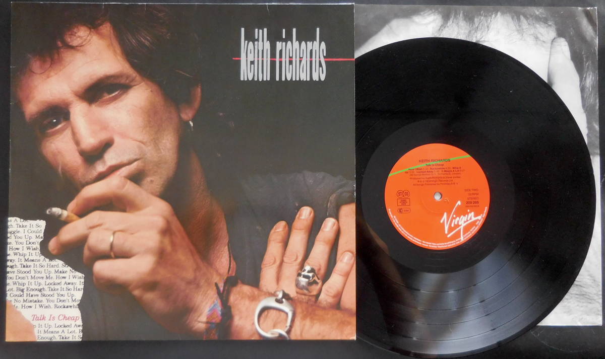 キース・リチャーズ KEITH RICHARDS／TALK IS CHEAP 独VIRGIN A1B2　美盤！_画像1