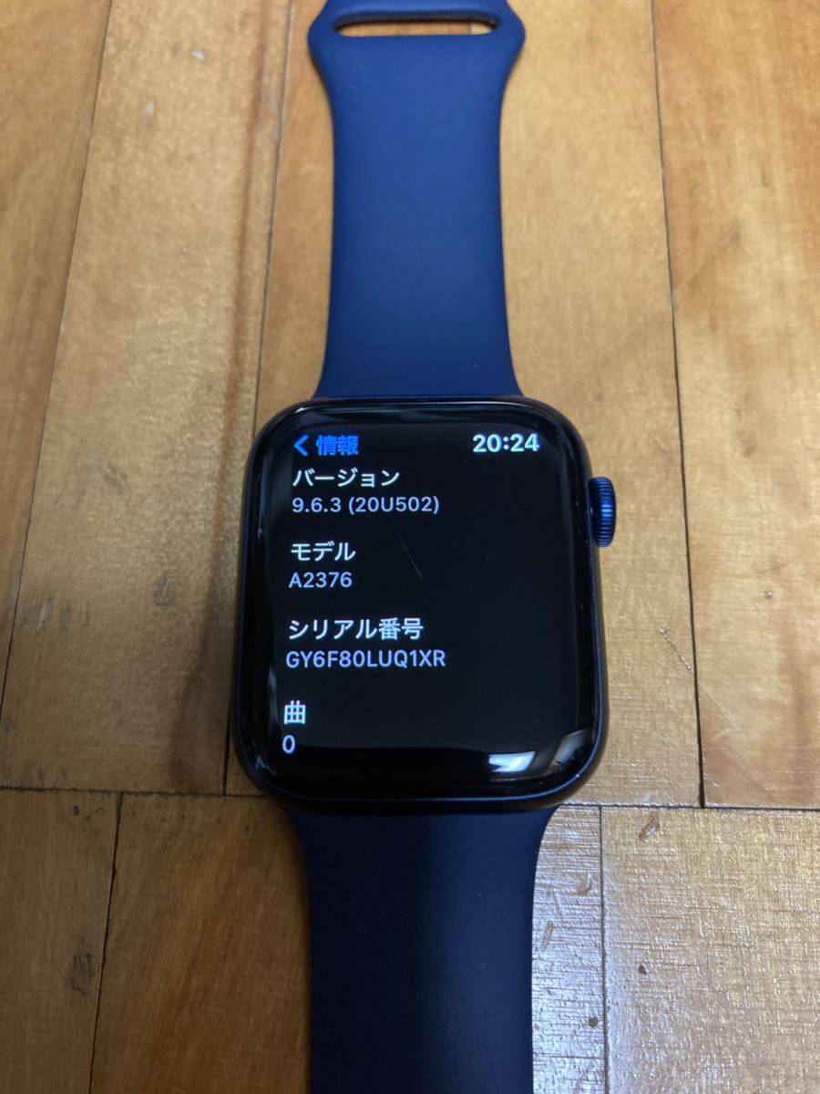 Apple Watch Series6 44mm GPS+Cellularモデル A2376 ブルー