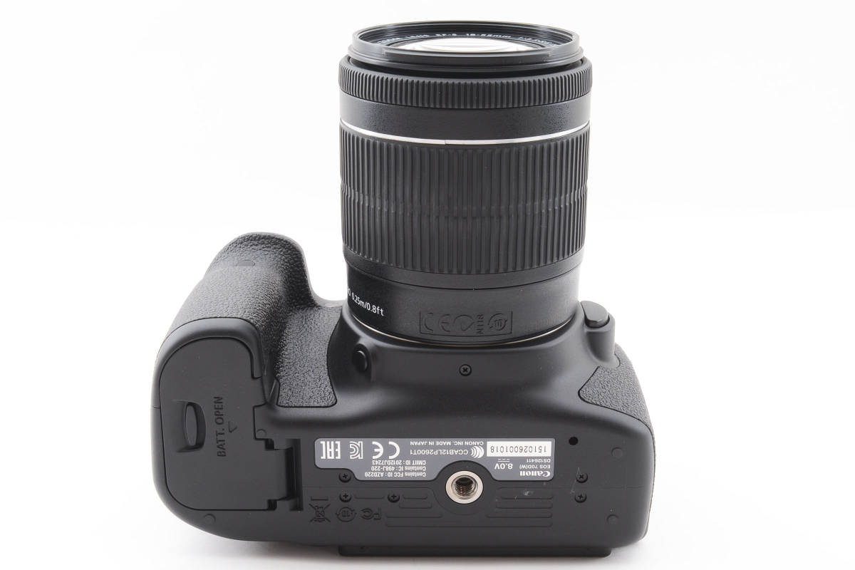 豪華で新しい 70D EOS Canon キャノン □美品□ EF-S18-55 レンズ