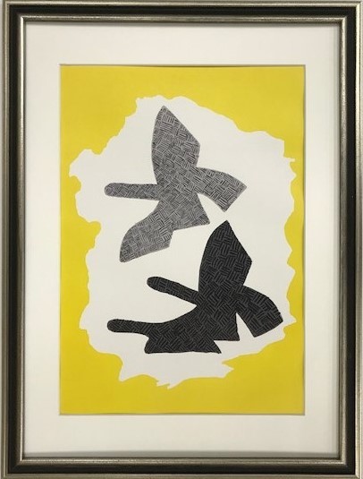 【特価】　≪　　ジョルジュ ブラック 　　　≫　　オリジナルリトグラフ【石版画】　　1964年　　 GEORGES　BRAQUE