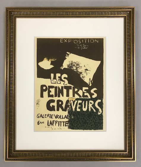 【特価】　≪　　 ピエール ボナール　　≫　　リトグラフ【石版画】　　L'EXPOSITION DES PEINTLES-GRAVEURS　　1952年　　PIERRE-BONNARD