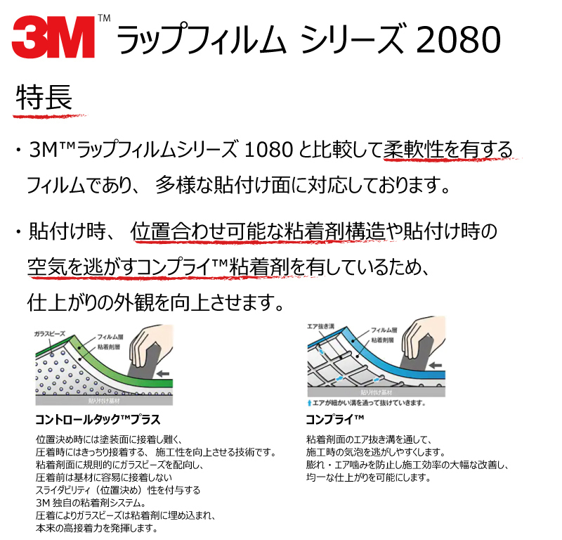 【1524mm幅×1M】 ３Ｍ カーラッピングフィルム カーボンアントラシート (2080-CFS201) cfs12 カーボン_画像3