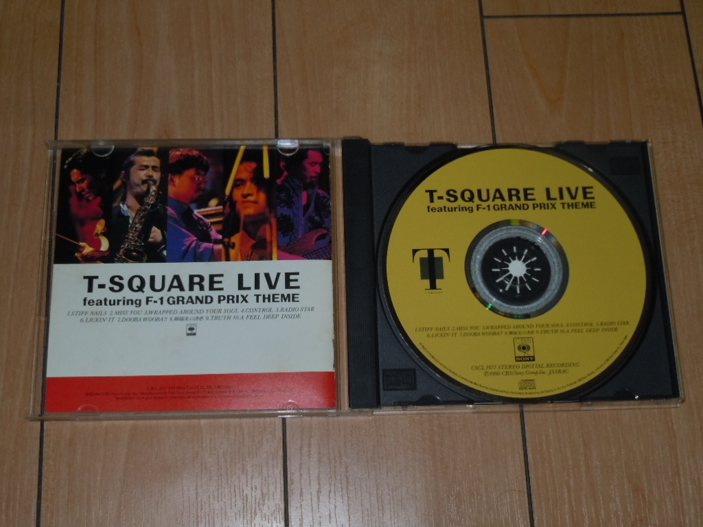 CDアルバム★T-SQUARE「LIVE」featuring F-1 GRAND PRIX THEME T-スクェア ライブ F-1グランプリテーマ_画像3