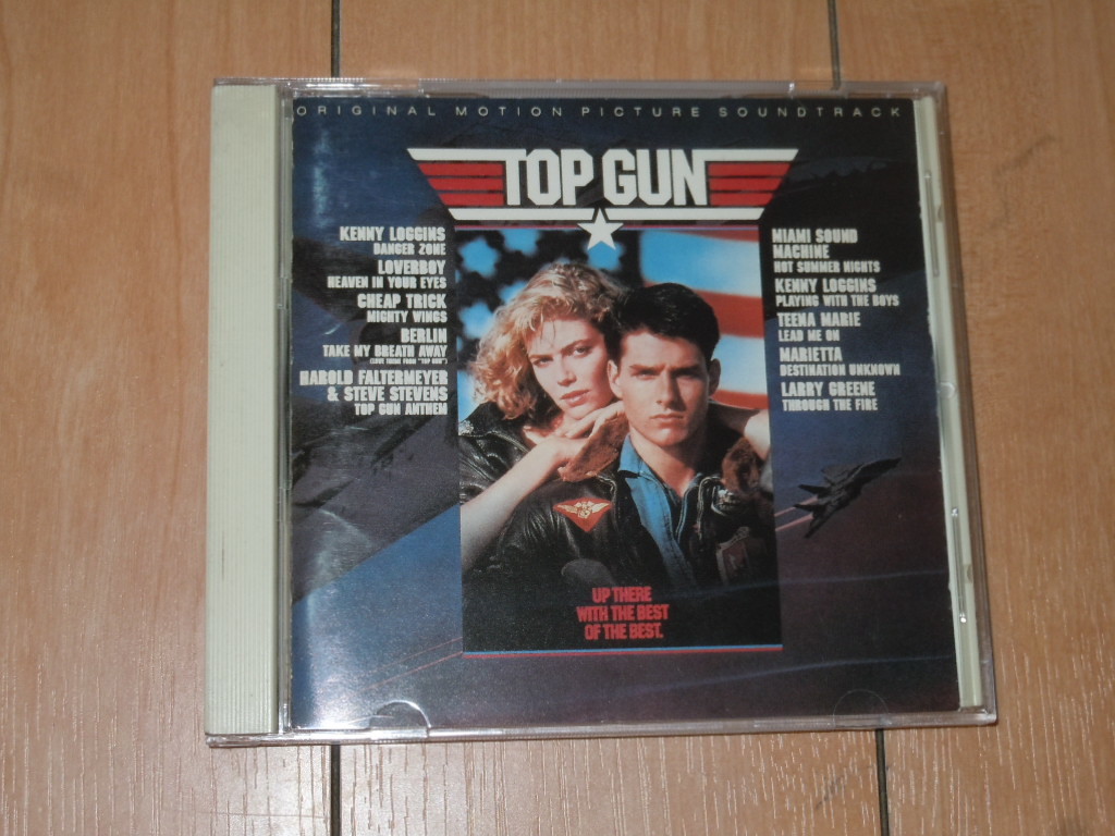 80's名盤 サントラ CDアルバム「トップガン TOP GUN」KENNY LOGGINSケニー・ロギンス,BERLIN,ベルリン,愛は吐息のように_画像1