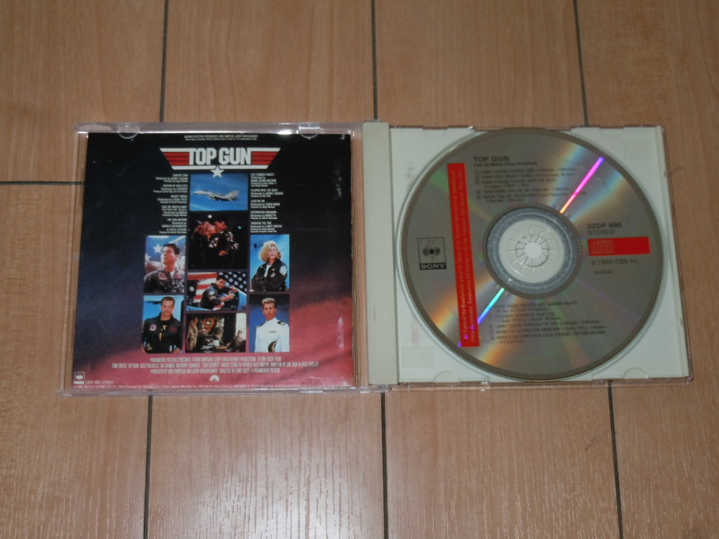 80's名盤 サントラ CDアルバム「トップガン TOP GUN」KENNY LOGGINSケニー・ロギンス,BERLIN,ベルリン,愛は吐息のように_画像3