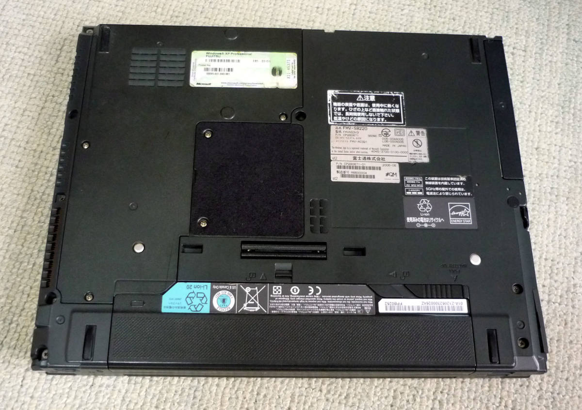 ジャンク品】FUJITSU FMV-S8220(CoreDuo T2300 1 66GHz ジャンク品】FUJITSU FMV-S8220(CoreDuo T2300 1 66GHz