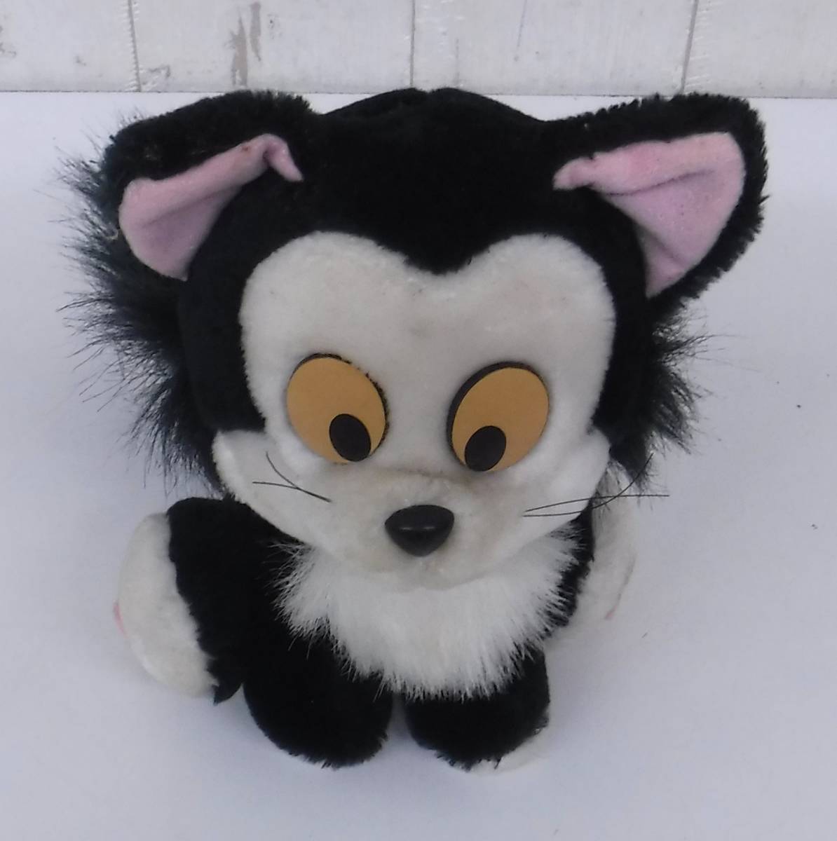  Showa Retro подлинная вещь * retro мягкая игрушка *TOMMY * Figaro кошка *woruto Disney Pinocchio *18.5cm* редкость античный коллекция 