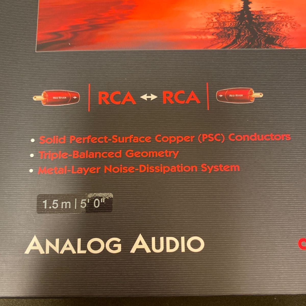 Audio Quest オーディオクエスト REDRIVER/1.5M/RCA ［ブラック/レッド RCA 1.5m］