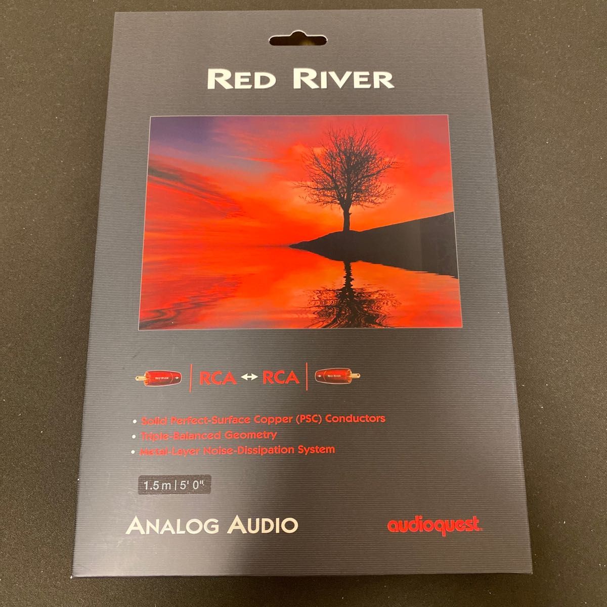 Audio Quest オーディオクエスト REDRIVER/1.5M/RCA ［ブラック/レッド RCA 1.5m］