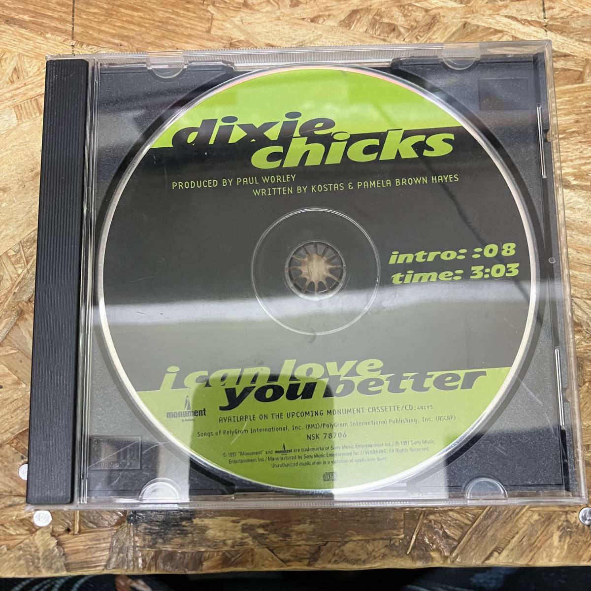 ◎ POPS,ROCK DIXIE CHICKS - I CAN LOVE YOU BETTER シングル CD 中古品_画像1