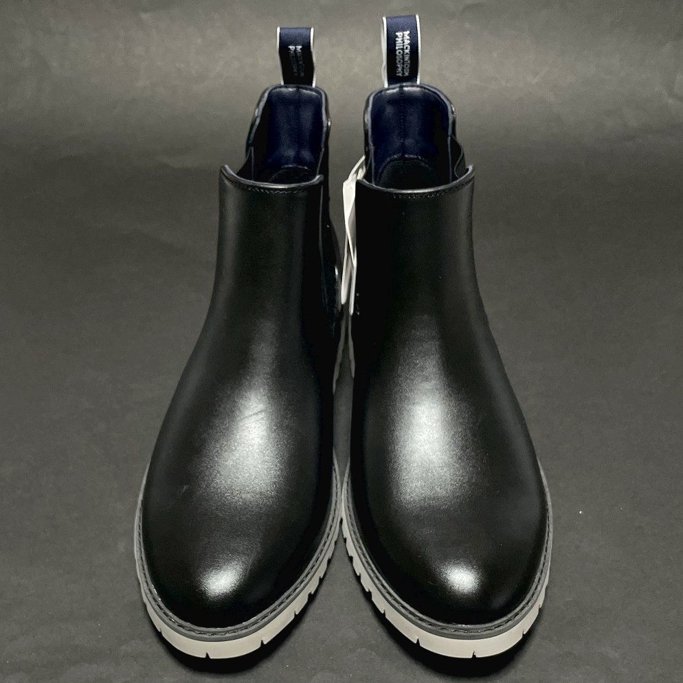  new goods MACKINTOSH PHILOSOPHY Macintosh firosofi- side-gore rain boots M 26~26.5 black . rain combined use 