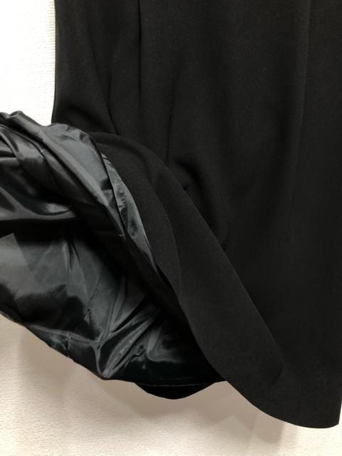新品☆5号プチサイズ喪服礼服ブラックフォーマル黒シンプルアンサンブル☆u304