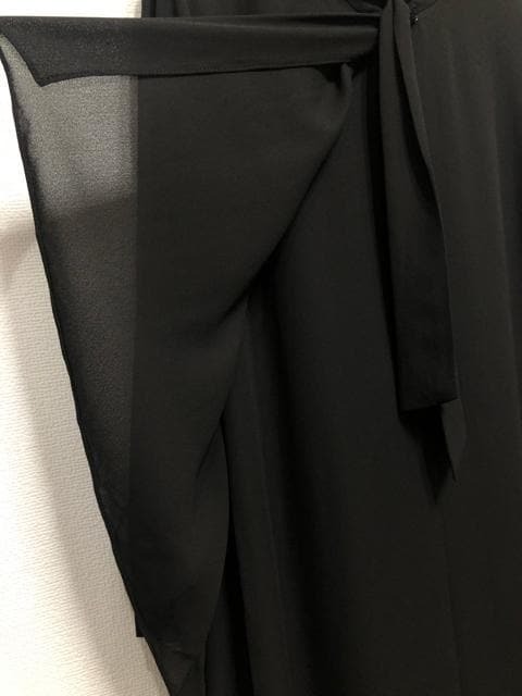 新品☆3L喪服礼服ブラックフォーマルおしゃれワンピース黒フォーマル☆u415_画像5